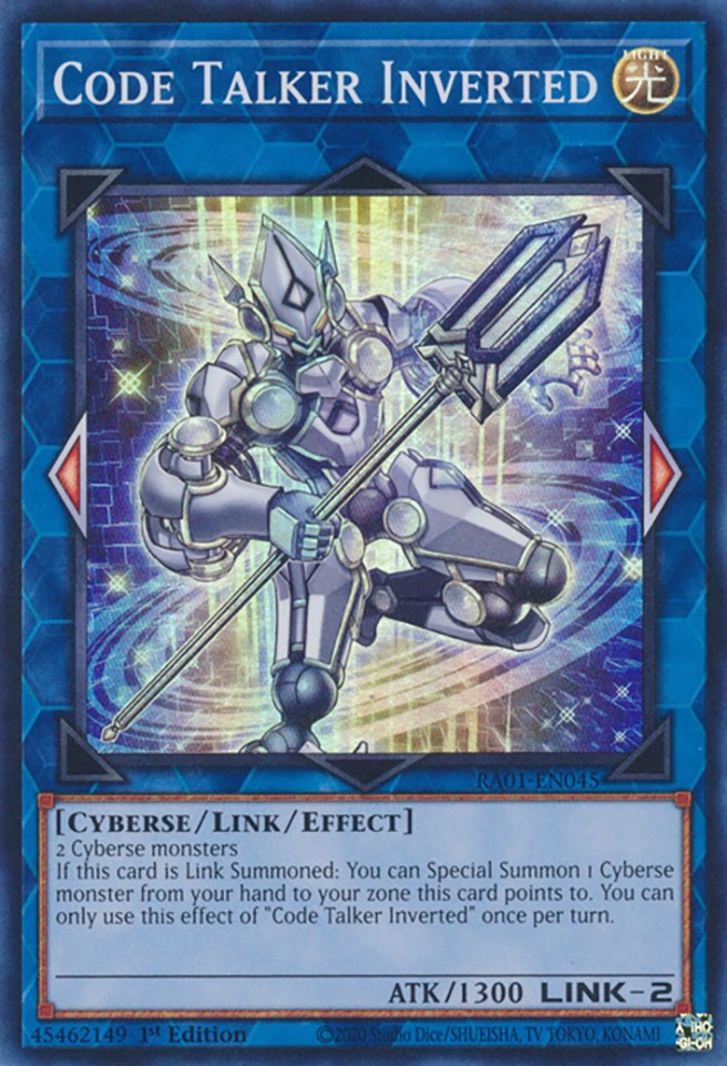 Code Talker Inverted [RA01-EN045] Super Rare | The CG Realm