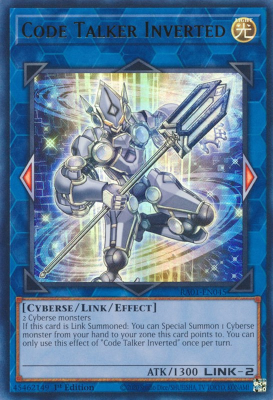 Code Talker Inverted [RA01-EN045] Ultra Rare | The CG Realm