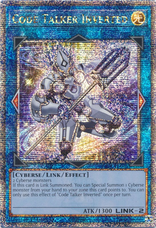 Code Talker Inverted [RA01-EN045] Quarter Century Secret Rare | The CG Realm