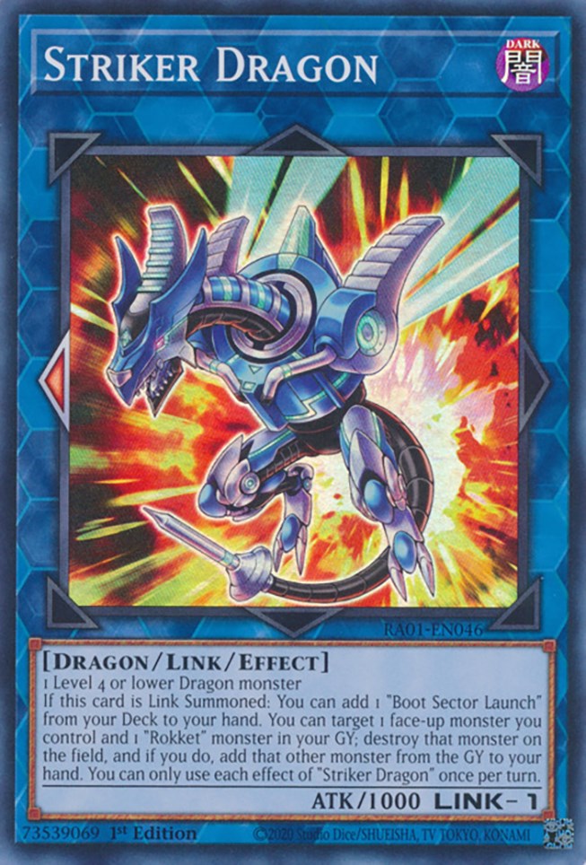 Striker Dragon [RA01-EN046] Super Rare | The CG Realm