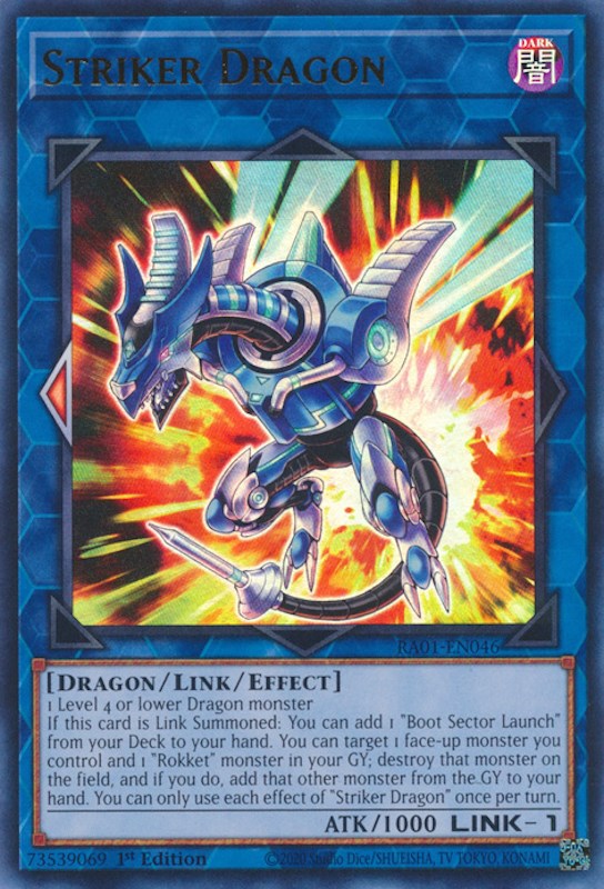 Striker Dragon [RA01-EN046] Ultra Rare | The CG Realm