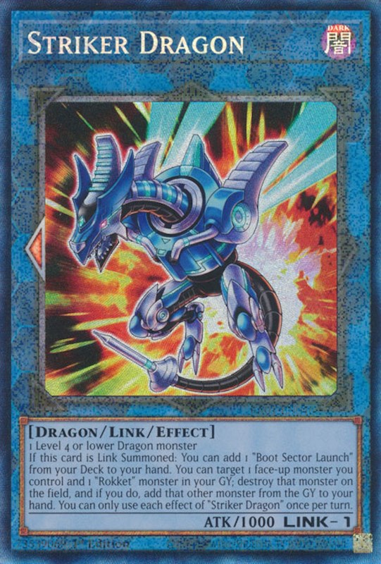 Striker Dragon [RA01-EN046] Prismatic Collector's Rare | The CG Realm