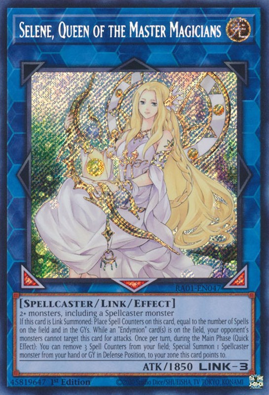 Selene, Queen of the Master Magicians [RA01-EN047] Secret Rare | The CG Realm