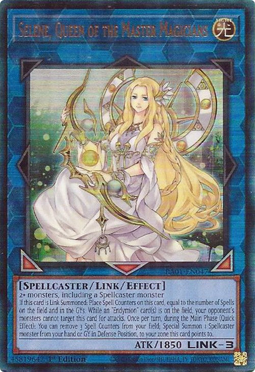 Selene, Queen of the Master Magicians [RA01-EN047] Prismatic Ultimate Rare | The CG Realm