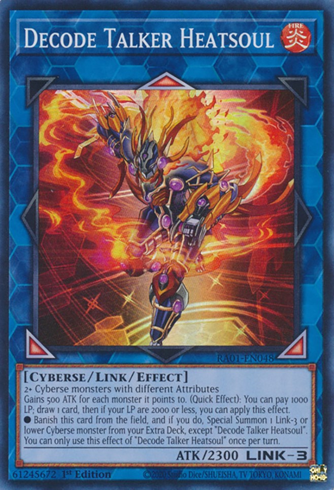 Decode Talker Heatsoul [RA01-EN048] Super Rare | The CG Realm