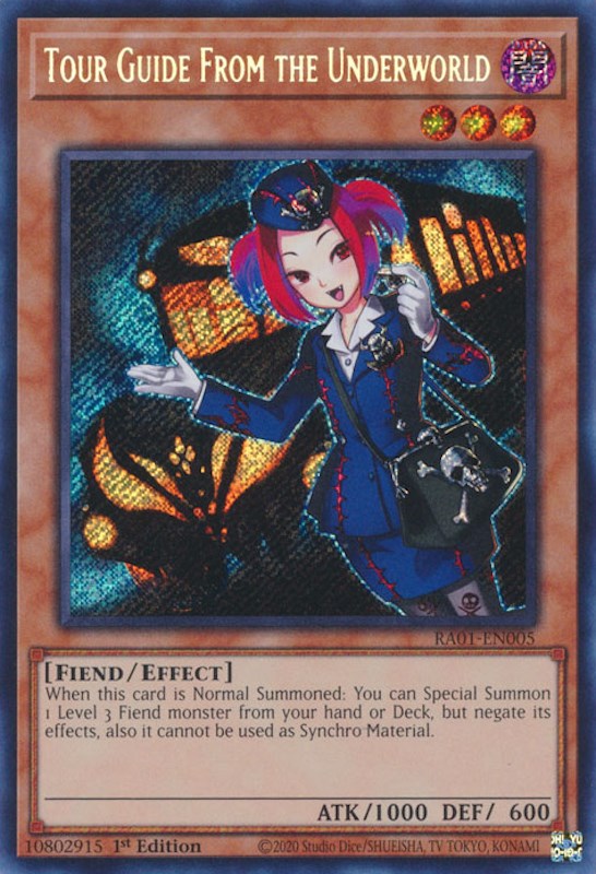 Tour Guide From the Underworld [RA01-EN005] Secret Rare | The CG Realm