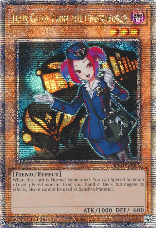 Tour Guide From the Underworld [RA01-EN005] Quarter Century Secret Rare | The CG Realm