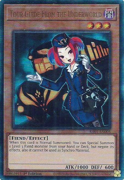 Tour Guide From the Underworld [RA01-EN005] Prismatic Ultimate Rare | The CG Realm