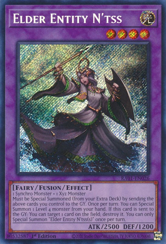 Elder Entity N'tss [RA01-EN026] Secret Rare | The CG Realm