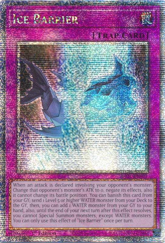 Ice Barrier [RA01-EN071] Quarter Century Secret Rare | The CG Realm