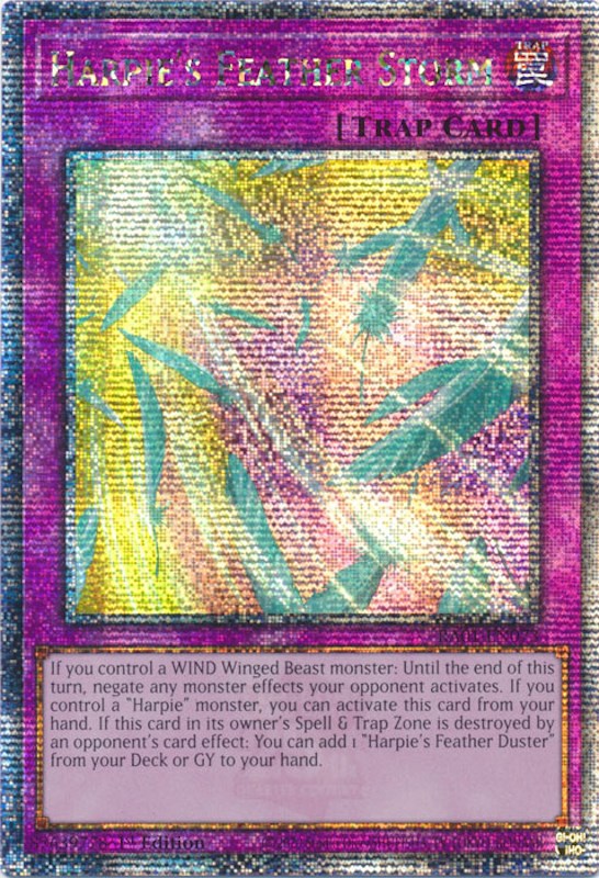 Harpie's Feather Storm [RA01-EN073] Quarter Century Secret Rare | The CG Realm