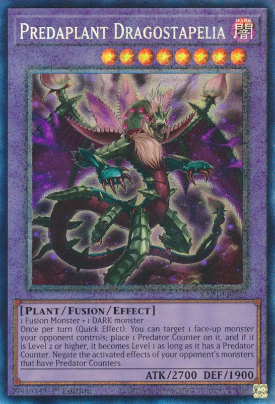 Predaplant Dragostapelia [RA01-EN027] Prismatic Collector's Rare | The CG Realm