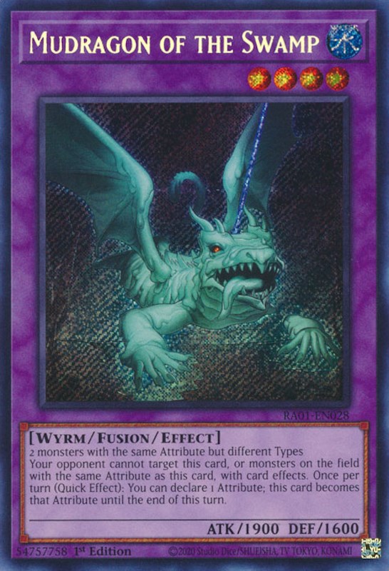 Mudragon of the Swamp [RA01-EN028] Secret Rare | The CG Realm