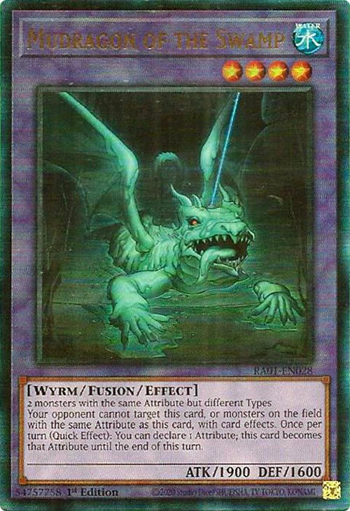 Mudragon of the Swamp [RA01-EN028] Prismatic Ultimate Rare | The CG Realm