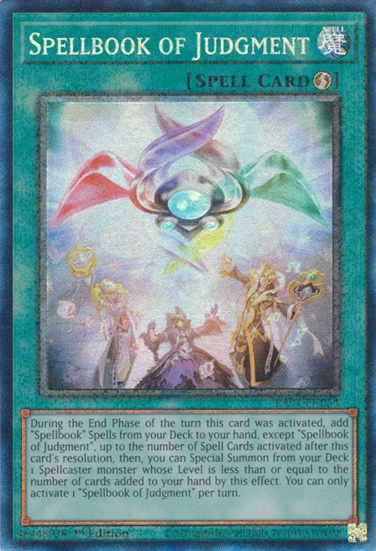 Spellbook of Judgment [RA01-EN054] Prismatic Collector's Rare | The CG Realm