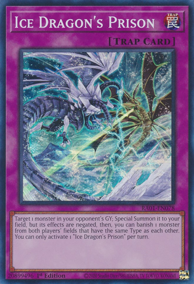 Ice Dragon's Prison [RA01-EN078] Super Rare | The CG Realm