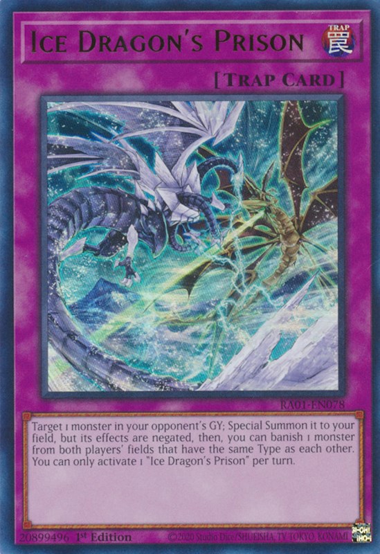 Ice Dragon's Prison [RA01-EN078] Ultra Rare | The CG Realm