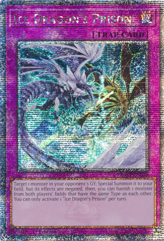 Ice Dragon's Prison [RA01-EN078] Quarter Century Secret Rare | The CG Realm