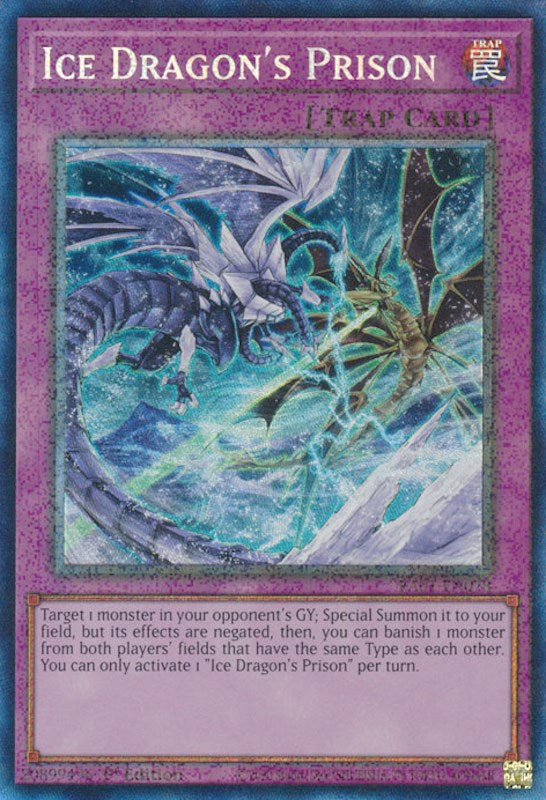 Ice Dragon's Prison [RA01-EN078] Prismatic Collector's Rare | The CG Realm