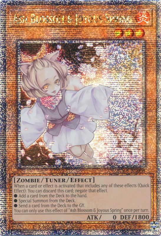 Ash Blossom & Joyous Spring [RA01-EN008] Quarter Century Secret Rare | The CG Realm