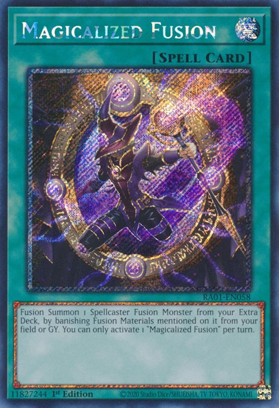 Magicalized Fusion [RA01-EN058] Platinum Secret Rare | The CG Realm