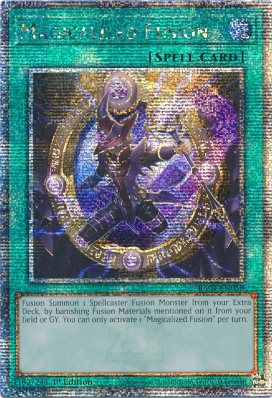 Magicalized Fusion [RA01-EN058] Quarter Century Secret Rare | The CG Realm