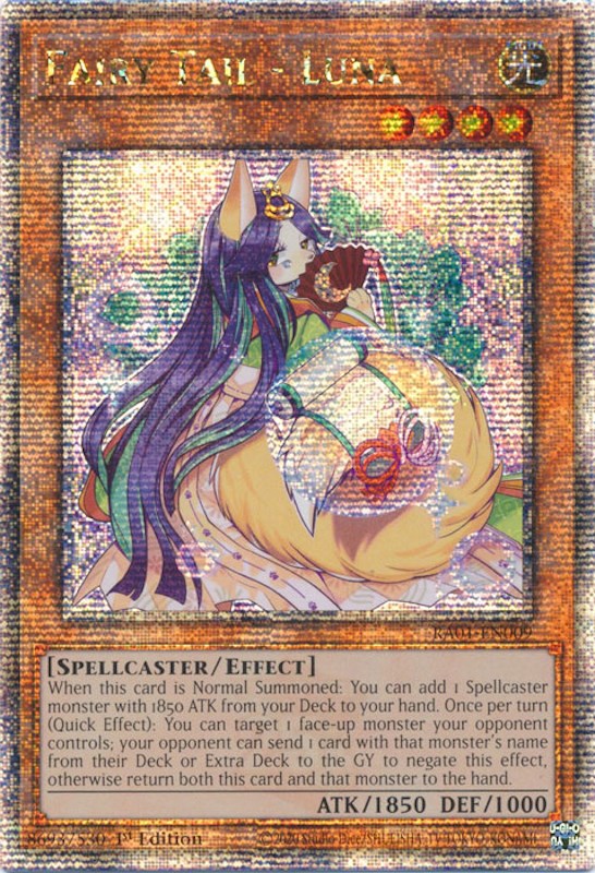 Fairy Tail - Luna [RA01-EN009] Quarter Century Secret Rare | The CG Realm