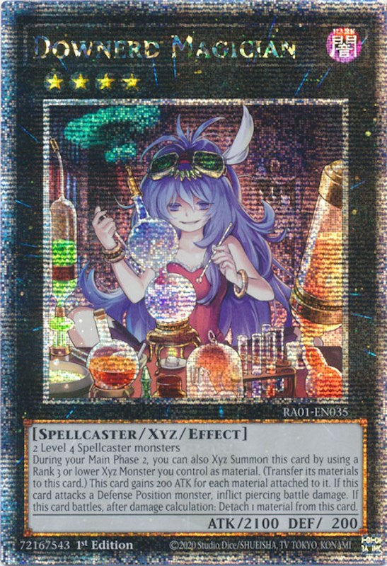 Downerd Magician [RA01-EN035] Quarter Century Secret Rare | The CG Realm