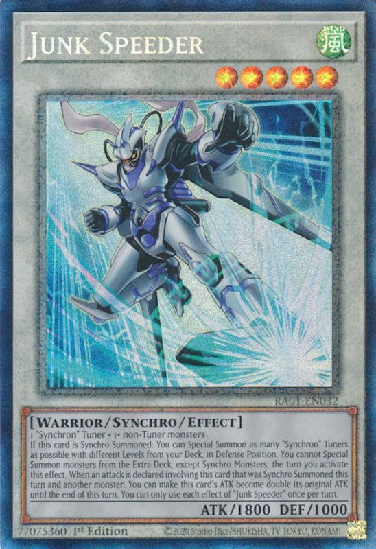 Junk Speeder [RA01-EN032] Prismatic Collector's Rare | The CG Realm