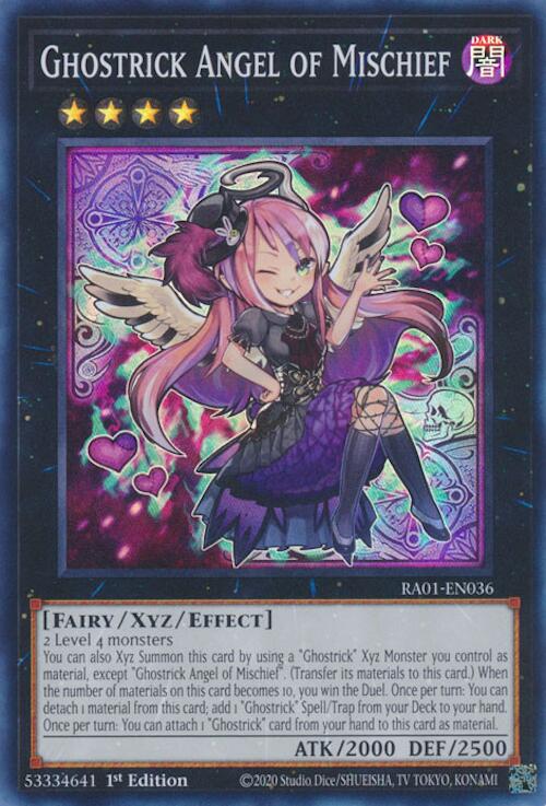 Ghostrick Angel of Mischief [RA01-EN036] Super Rare | The CG Realm