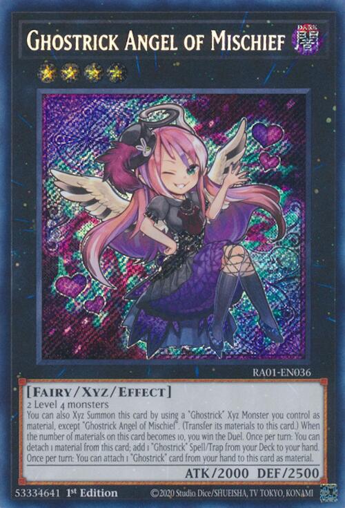 Ghostrick Angel of Mischief [RA01-EN036] Secret Rare | The CG Realm