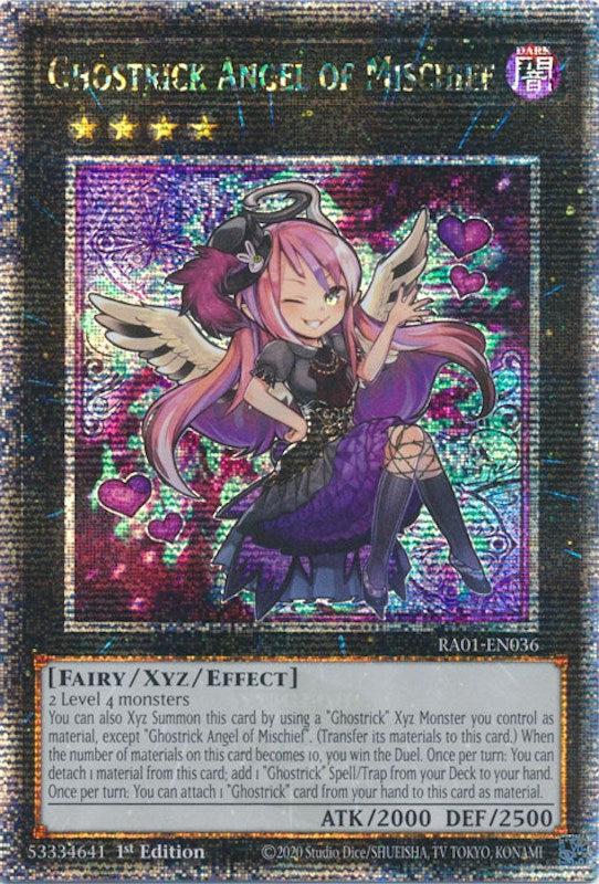 Ghostrick Angel of Mischief [RA01-EN036] Quarter Century Secret Rare | The CG Realm