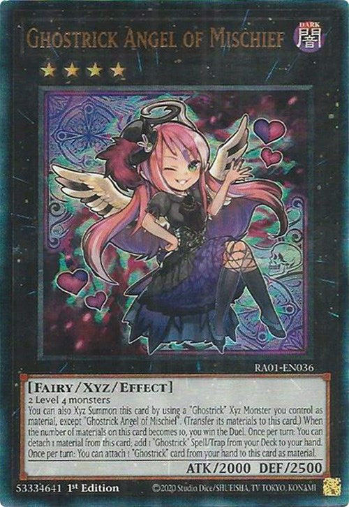 Ghostrick Angel of Mischief [RA01-EN036] Prismatic Ultimate Rare | The CG Realm