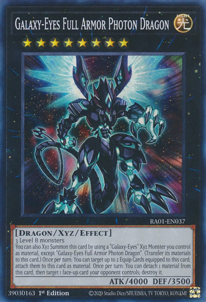 Galaxy-Eyes Full Armor Photon Dragon [RA01-EN037] Super Rare | The CG Realm