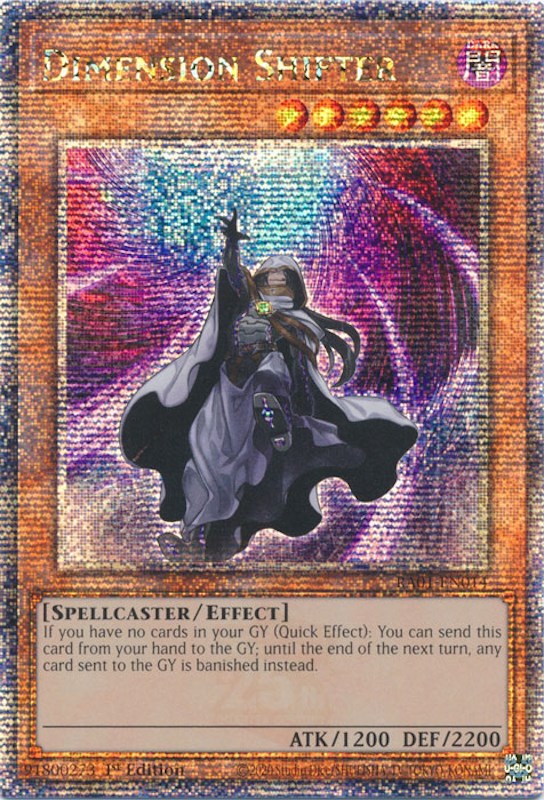 Dimension Shifter [RA01-EN014] Quarter Century Secret Rare | The CG Realm