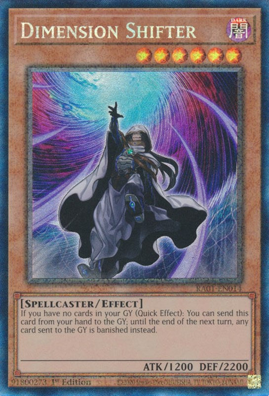 Dimension Shifter [RA01-EN014] Prismatic Collector's Rare | The CG Realm