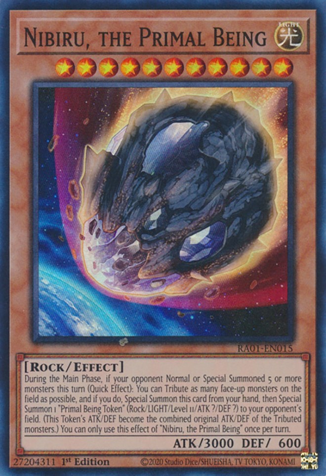 Nibiru, the Primal Being [RA01-EN015] Super Rare | The CG Realm