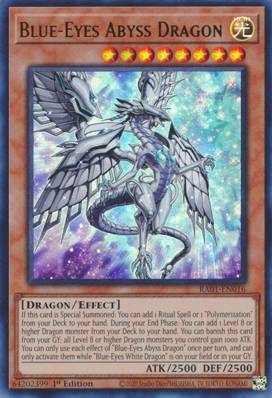 Blue-Eyes Abyss Dragon [RA01-EN016] Ultra Rare | The CG Realm