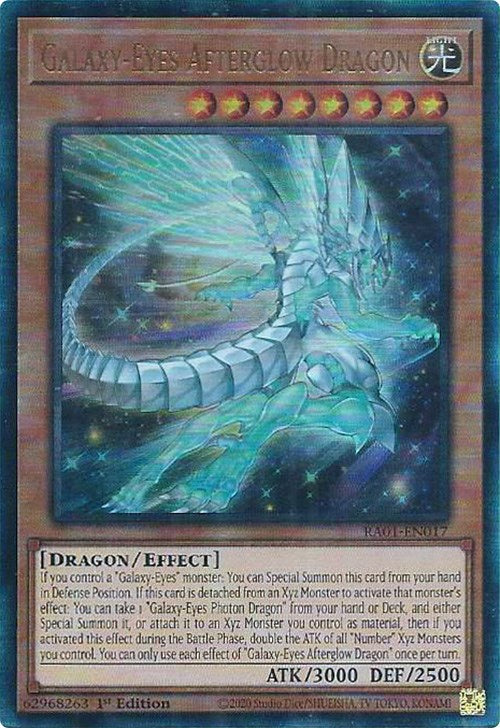 Galaxy-Eyes Afterglow Dragon [RA01-EN017] Prismatic Ultimate Rare | The CG Realm