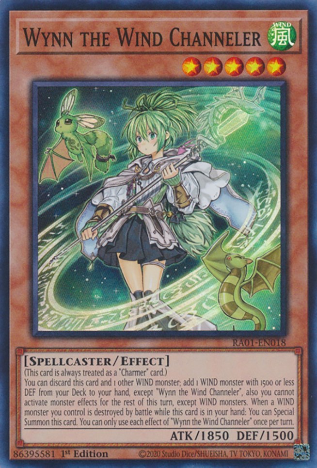 Wynn the Wind Channeler [RA01-EN018] Super Rare | The CG Realm