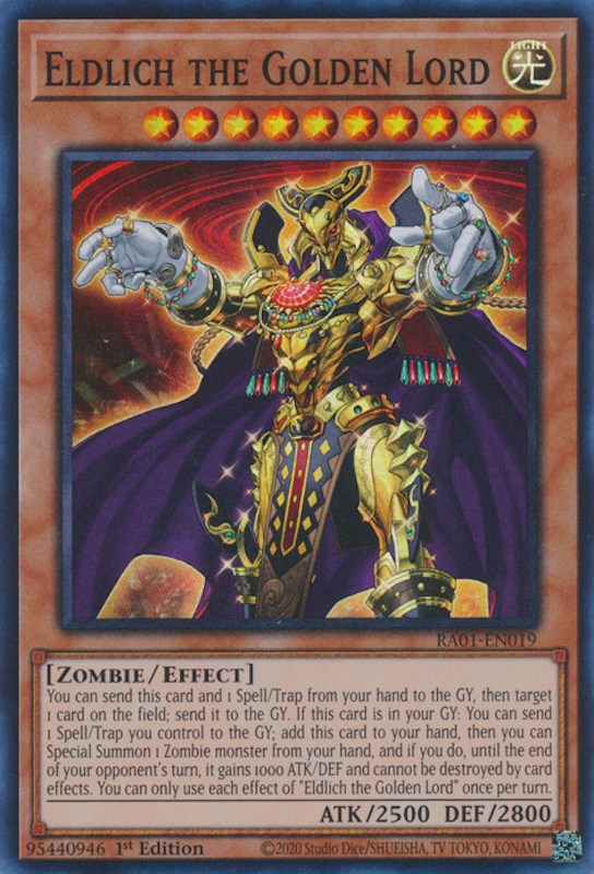 Eldlich the Golden Lord [RA01-EN019] Super Rare | The CG Realm