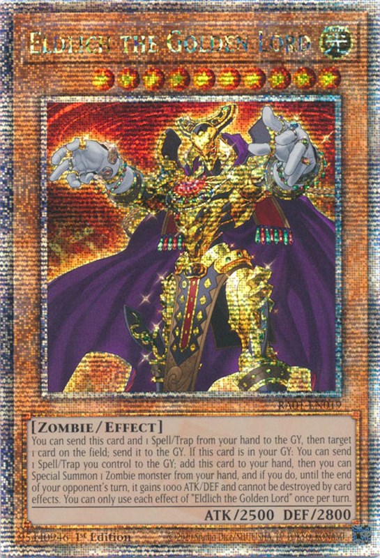 Eldlich the Golden Lord [RA01-EN019] Quarter Century Secret Rare | The CG Realm