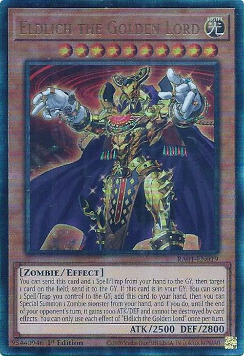 Eldlich the Golden Lord [RA01-EN019] Prismatic Ultimate Rare | The CG Realm