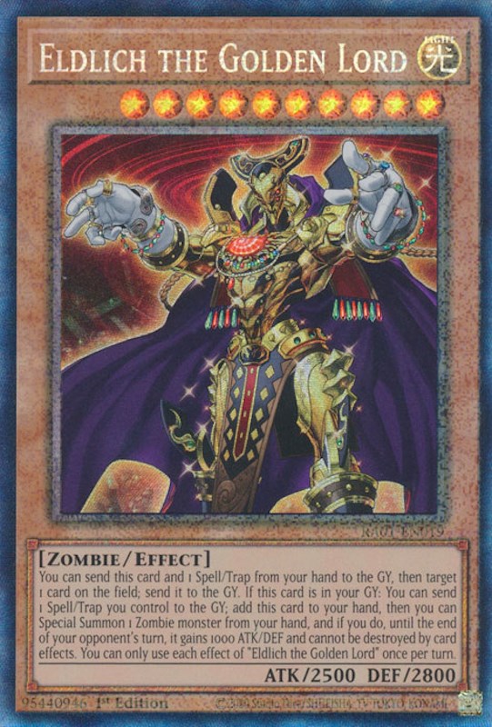 Eldlich the Golden Lord [RA01-EN019] Prismatic Collector's Rare | The CG Realm