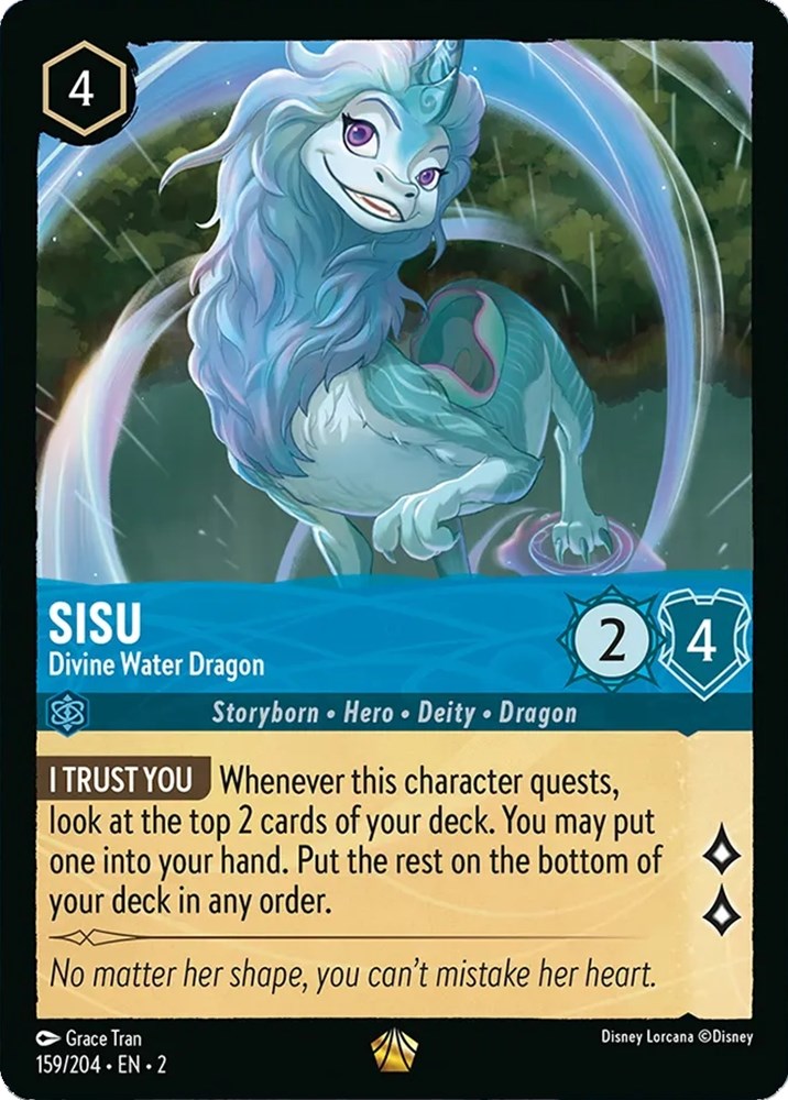 Sisu - Divine Water Dragon (159/204) [Rise of the Floodborn] | The CG Realm