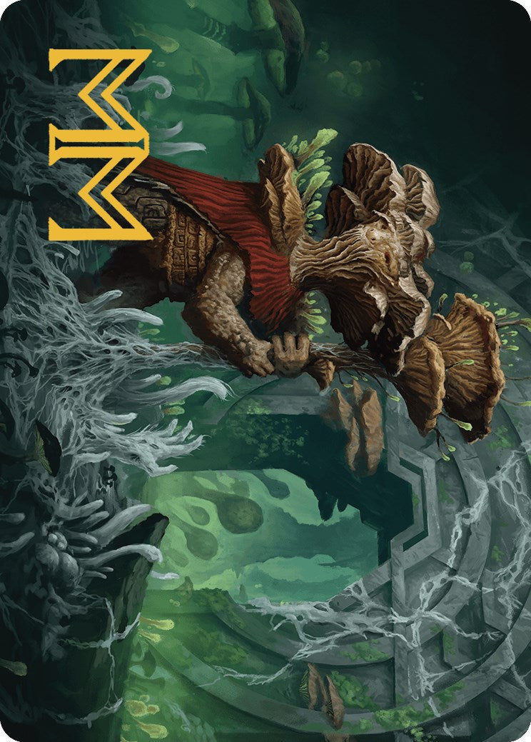 Tendril of the Mycotyrant Art Card (Gold-Stamped Signature) [The Lost Caverns of Ixalan Art Series] | The CG Realm