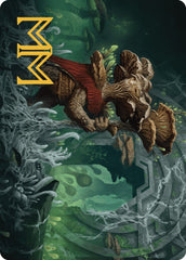 Tendril of the Mycotyrant Art Card (Gold-Stamped Signature) [The Lost Caverns of Ixalan Art Series] | The CG Realm