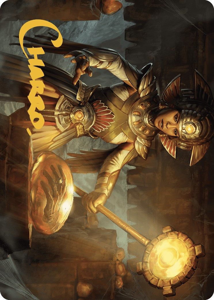 Curator of Sun's Creation Art Card (Gold-Stamped Signature) [The Lost Caverns of Ixalan Art Series] | The CG Realm