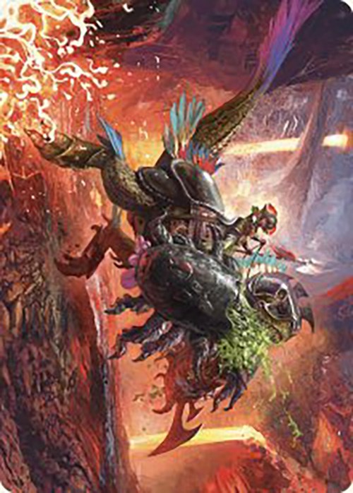 Triumphant Chomp Art Card [The Lost Caverns of Ixalan Art Series] | The CG Realm