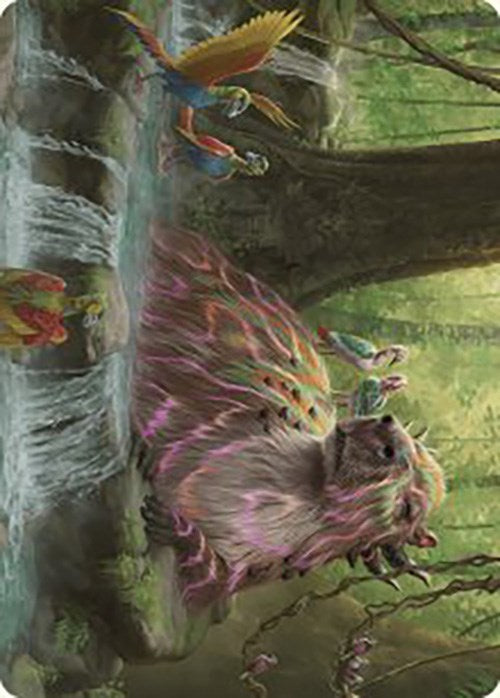 Basking Capybara Art Card [The Lost Caverns of Ixalan Art Series] | The CG Realm